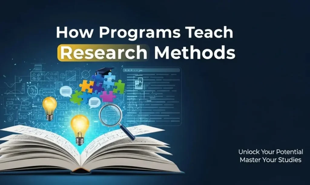 How programs teach research methods